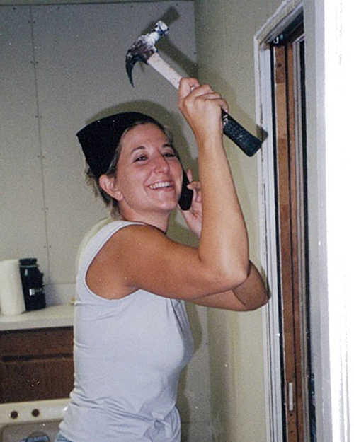 tina mcintosh with hammer