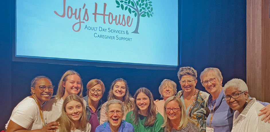 Volunteers at Joy's House celebrating at Gala